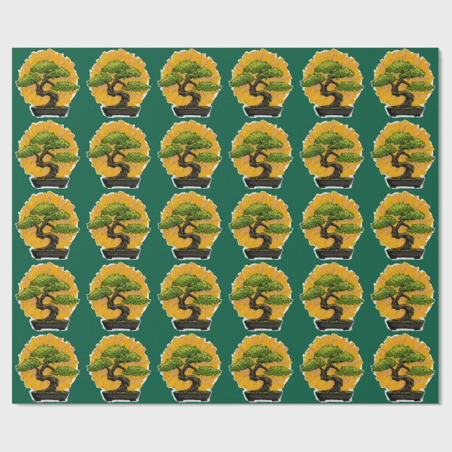 Papel De Regalo Bonsai Tree Lover (Superficie plana)