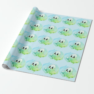 Papel De Regalo Boo Baby Shower Halloween Blue Themed Fiesta