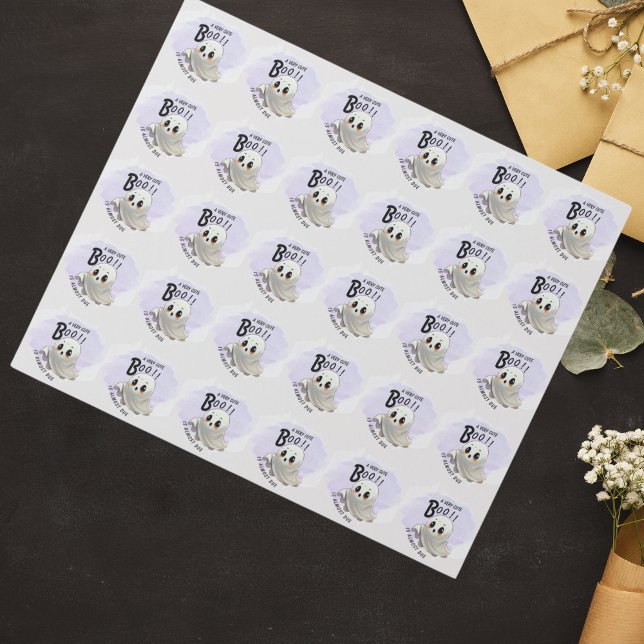 Papel De Regalo Boo Baby Shower Halloween tema Fiesta Cute (Subido por el creador)