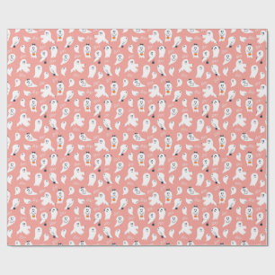 Papel De Regalo Boo Halloween Fantasma Lindo