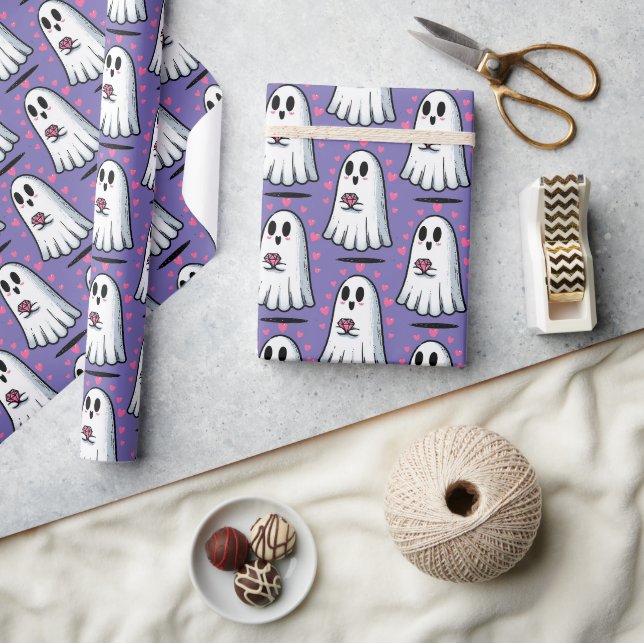 Papel De Regalo Boo'd Up (Artesanía)