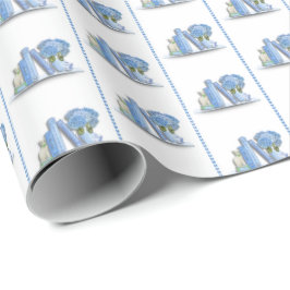 Papel De Regalo Book Shelf Wrapping Paper