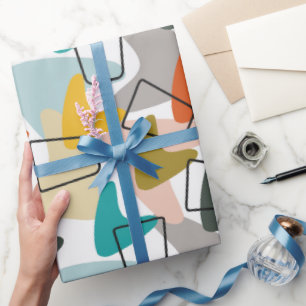 Papel De Regalo Boomerangs y Corks