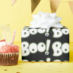 Papel De Regalo Bootia Personalizado fantasma deja boo Halloween O