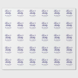 Papel De Regalo Boots & Bubble bachelorette party name purpleplace