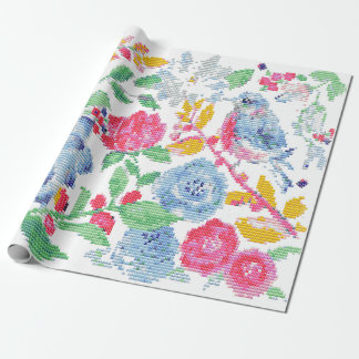 Papel De Regalo Bordado de la Naturaleza