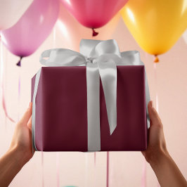 Papel De Regalo Borgoña oscura