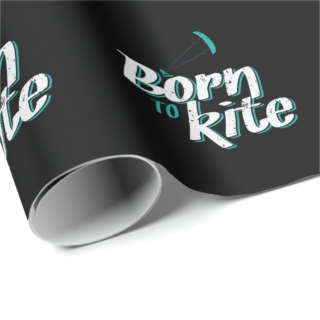 Papel De Regalo Born to Kite (Esquina del rollo)