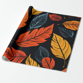 Papel De Regalo Bosque Amber: El otoño se va en tonos cálidos