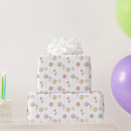 Papel De Regalo bosque de acuarelas | cumpleaños del bosque