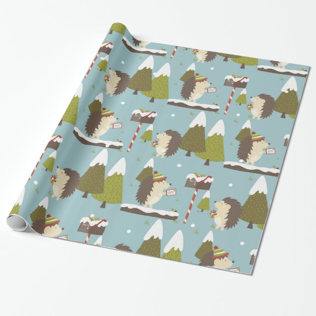 Papel De Regalo Bosque de bosques de cuajo (Desenrollado)