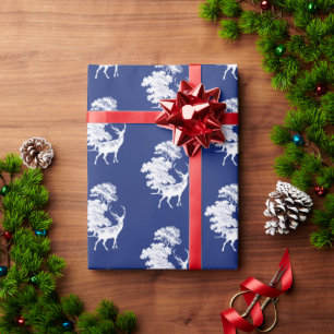 Papel De Regalo Bosque de Deer de Toile Blue