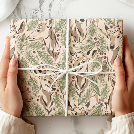 Papel De Regalo Bosque de Deer de Woodland