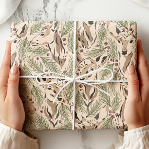 Papel De Regalo Bosque de Deer de Woodland