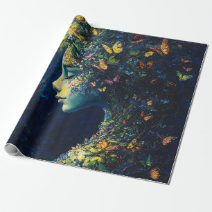 Papel De Regalo Bosque Encantado de la Diosa Mariposa (2)