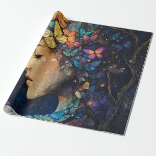 Papel De Regalo Bosque Encantado de la Diosa Mariposa (5)