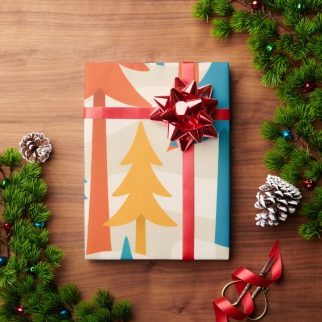 Papel De Regalo Bosque Fir (Regalo de vacaciones)