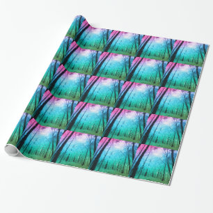 Papel De Regalo Bosque Pastel