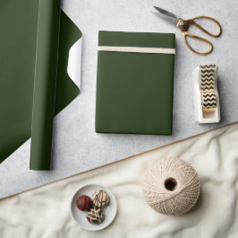 Papel De Regalo Bosque profundo sólido