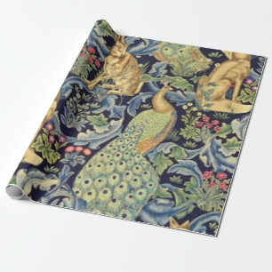 Papel De Regalo Bosque William Morris