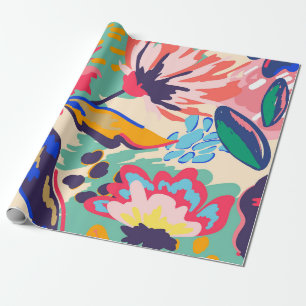Papel De Regalo Bosque y rosas