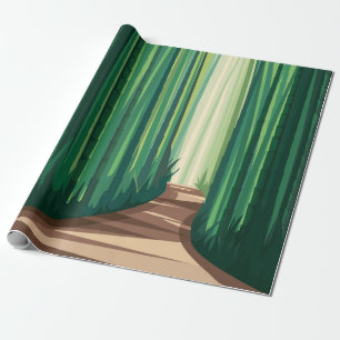 Papel De Regalo Bosques de Bambú