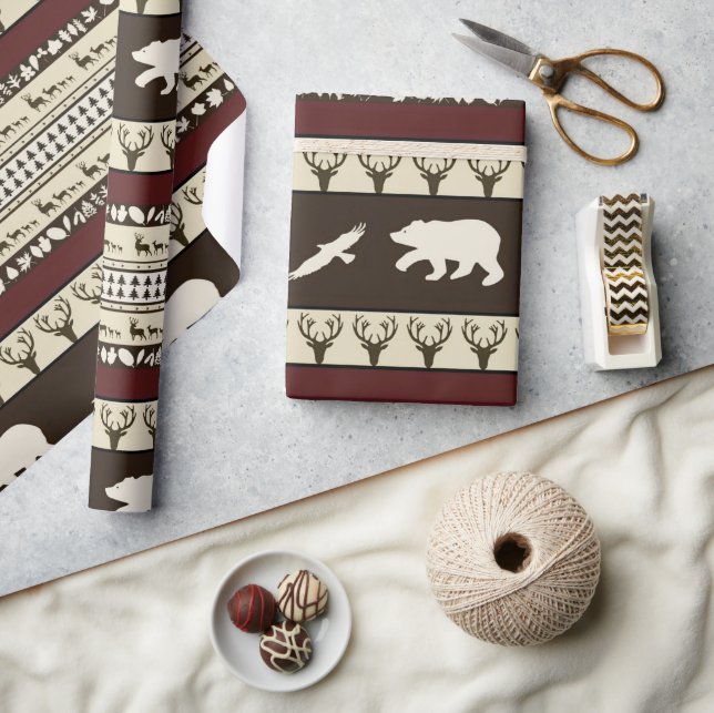 Papel De Regalo Bosques otoñales (Artesanía)