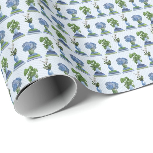 Papel De Regalo Botanicals and Books Wrapping Paper (Esquina del rollo)
