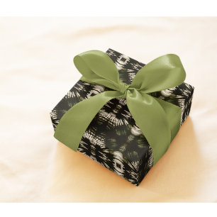 Papel De Regalo Botánico de Lujo Hoja de Palma Verde Militar Dis