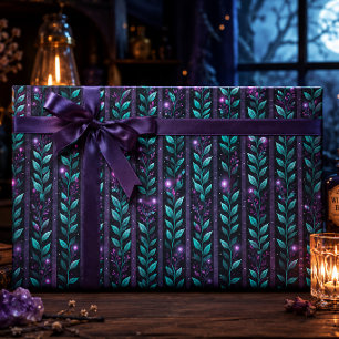 Papel De Regalo Botánico Floral Glowing Crepuscular Mágico