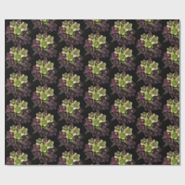 Papel de Regalo Botánico Flores de Helleboro