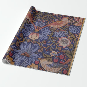 PAPEL DE REGALO BOTÁNICO VINTAGE INSPIRADO EN WILL