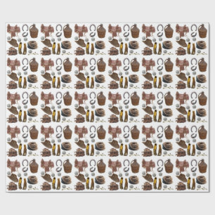 Papel De Regalo Botas de montar HERRADURAS de caballo clipART 
