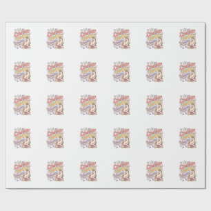 Papel De Regalo Botas de vaquero de unicornio Unicornio Caprichoso