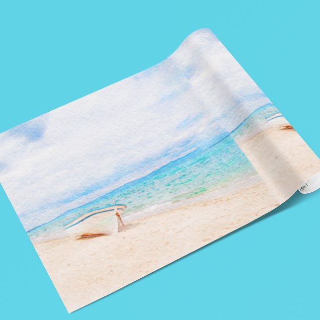 Papel De Regalo Bote de pesca acuática náutica (Subido por el creador)