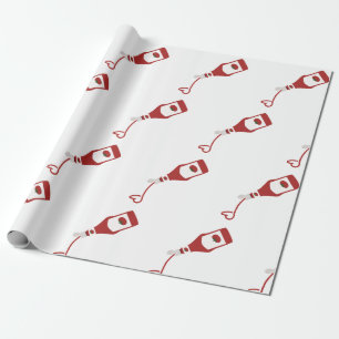 Papel De Regalo Botella Ketchup