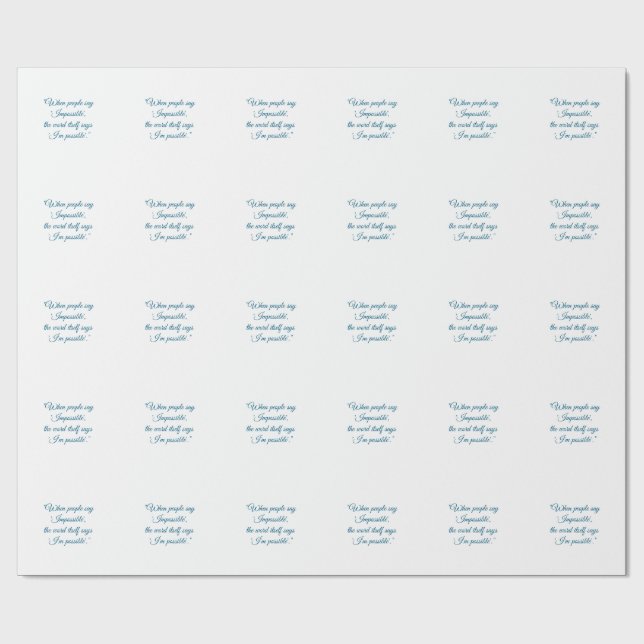 Papel De Regalo Botón (Superficie plana)