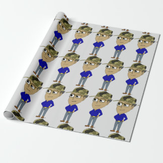 Papel De Regalo botón chibi