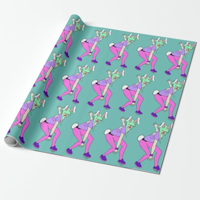 Papel De Regalo botón de bebé (Desenrollado)