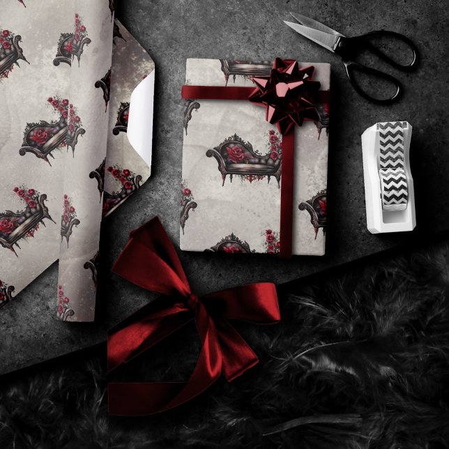 Papel De Regalo Boudoir Chaise | Sofá de salón desmayado de Victor (Subido por el creador)