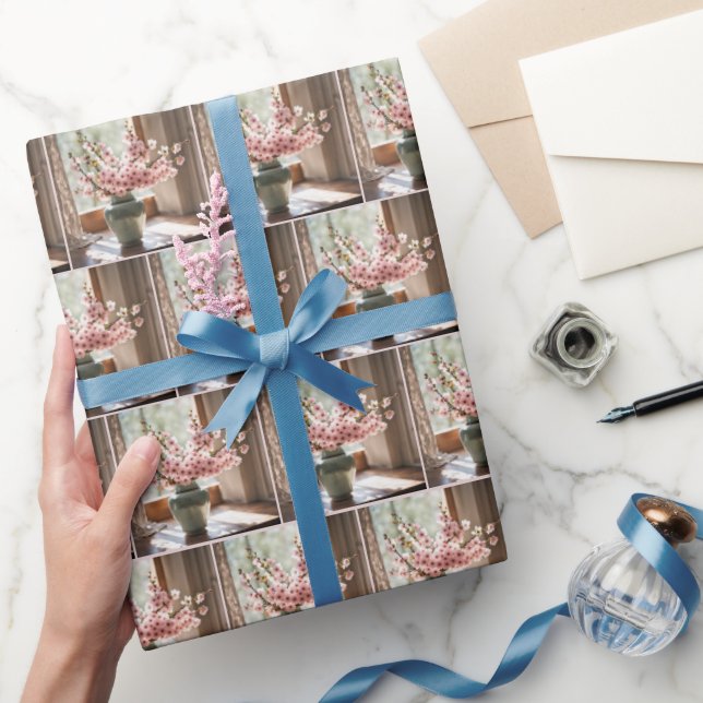 Papel De Regalo Bouquet de cerezo rosa (Regalar)