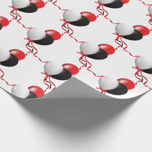 Papel De Regalo bouquet de globo de cumpleaños en blanco