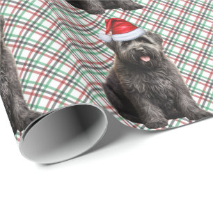 Papel De Regalo Bouvier Flandres Dog Navidades graciosos de vacaci