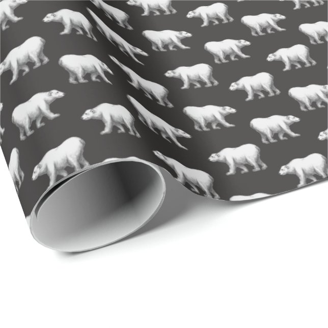 Papel De Regalo Bowdoin College Polar Bear Wrapping Paper (Esquina del rollo)