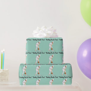 Papel De Regalo Bowls de césped: Cara de bolos en descanso