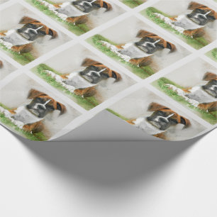 Papel De Regalo Boxeador acuchillón en la hierba