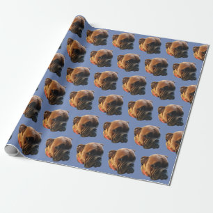 Papel De Regalo Boxeador de fotos de perros