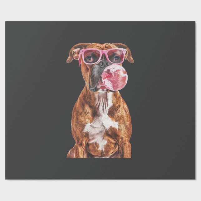 Papel De Regalo Boxer (Superficie plana)