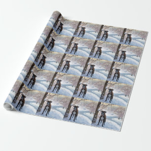 Papel De Regalo Boxer Let It Snow Navidades