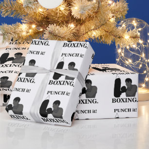 Papel De Regalo Boxing Sport Punch It Boxing